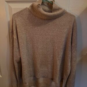 Tan turtleneck sweater!!